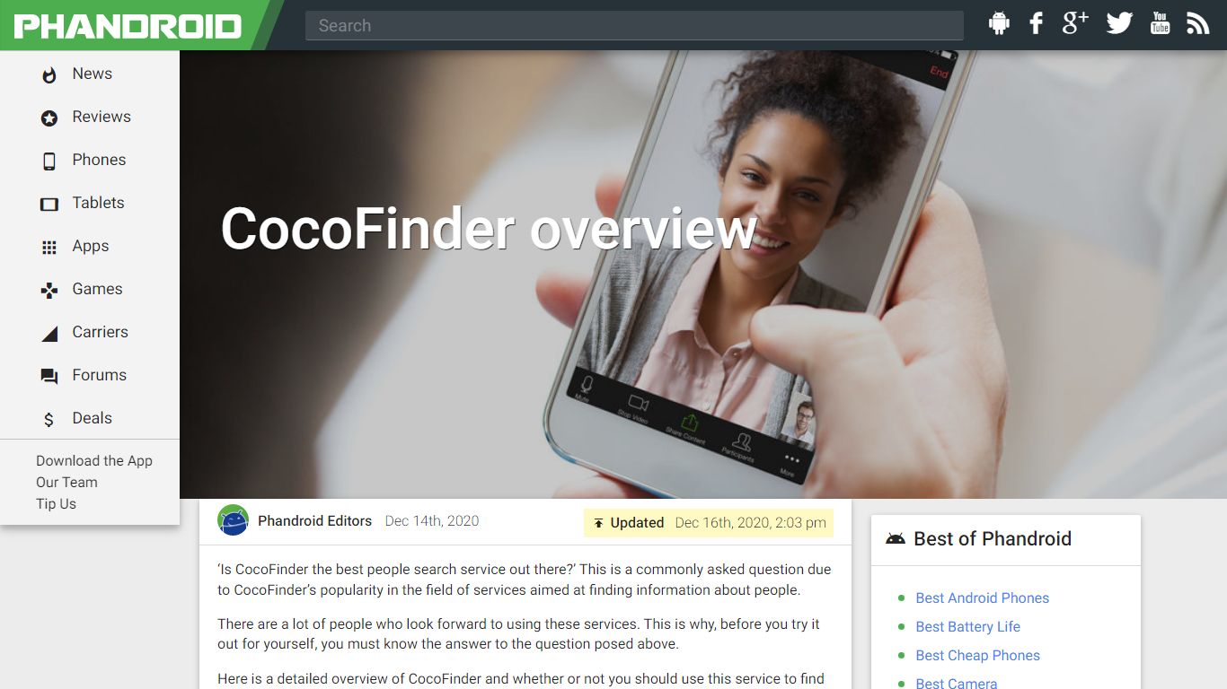 CocoFinder overview – Phandroid